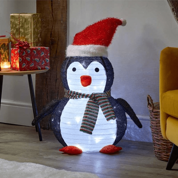 Pop - Up Penguin 72cm - XMAS ROOM DECORATION LARGE AND LIGHT UP - Beattys of Loughrea