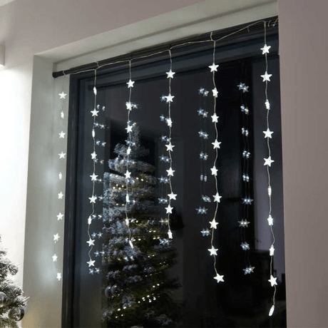 StarLight Curtain Lights - Warm White - XMAS LIGHTS LED - Beattys of Loughrea