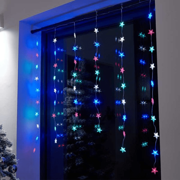 StarLight Curtain Lights - Multi - colour - XMAS LIGHTS LED - Beattys of Loughrea