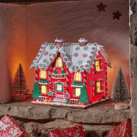 InLit Home Sweet Home 21cm - XMAS ROOM DECORATION LARGE AND LIGHT UP - Beattys of Loughrea