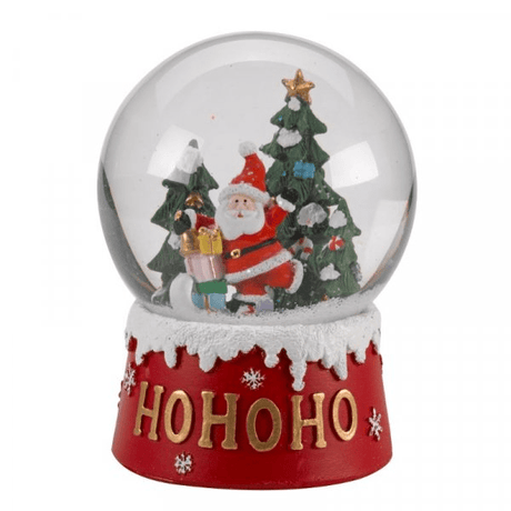 12cm Musical Santa SnowSpheres Snow Globe - XMAS ROOM DECORATION LARGE AND LIGHT UP - Beattys of Loughrea