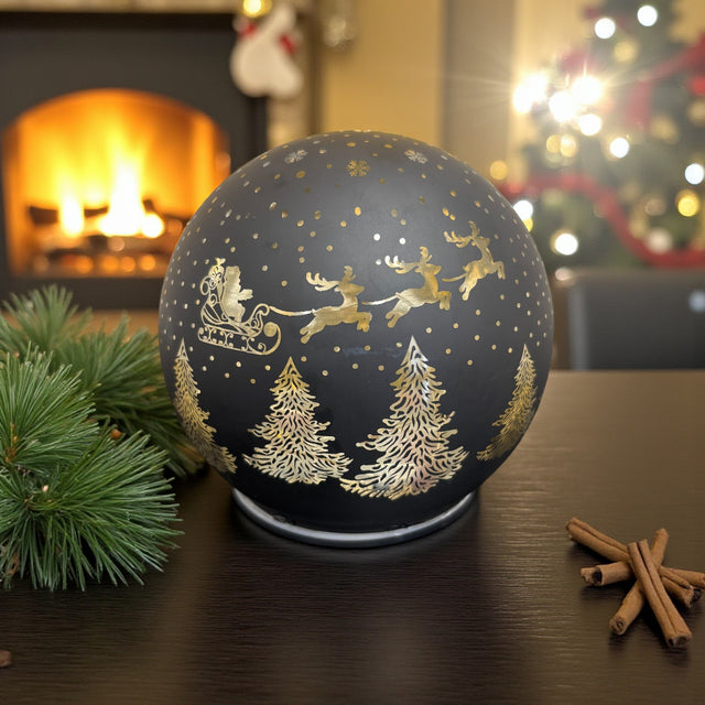 WonderGlobe 11cm Diameter - Onyx - XMAS LANTERNS/ BOTTLES - Beattys of Loughrea