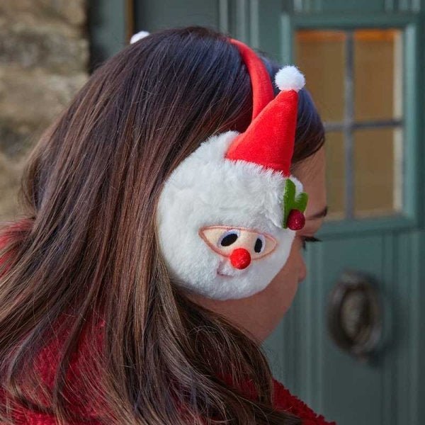 Santa Earmuffs - XMAS CLOTHING Christmas clothing human and pet - Beattys of Loughrea