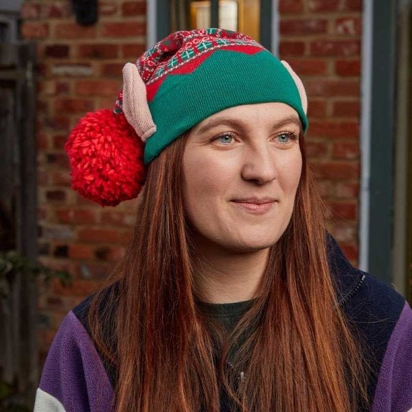 Luxury Beanie Hat - Elf - XMAS CLOTHING Christmas clothing human and pet - Beattys of Loughrea