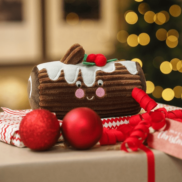 Yule PlayLog Plush Dog Toy - PET TOYS BOOKS - Beattys of Loughrea