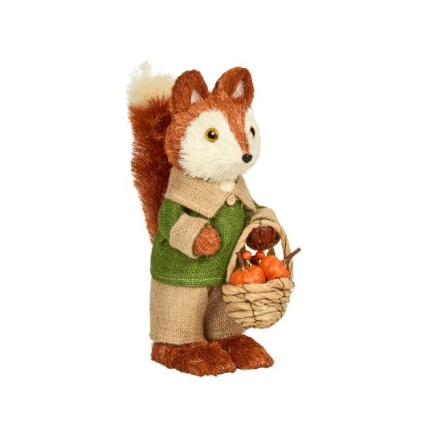 Fox Harvest Boy Autumnal Decoration - GARDEN ORNAMENTS INCL SOLAR - Beattys of Loughrea