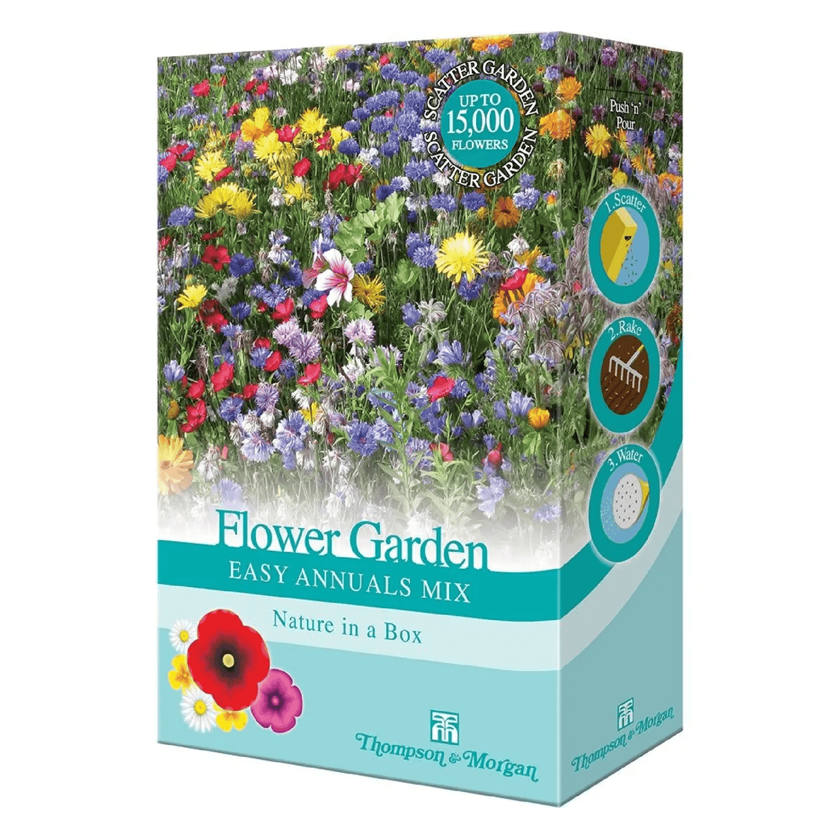 Thompson & Morgan Flower Garden Easy Annuals Mix 200g - SEED VEG & FLOWER - Beattys of Loughrea
