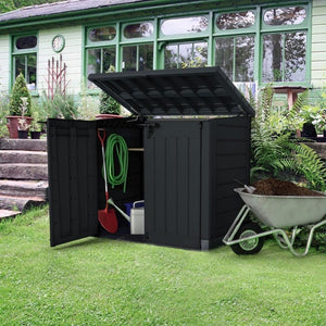 Keter Store It Out Max Garden Storage Shed - Anthracite - METAL SHEDS - Beattys of Loughrea