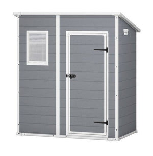 Keter Resin Garden Shed MANOR Pent 6x4 - METAL SHEDS - Beattys of Loughrea