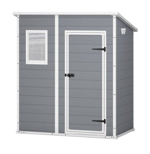 Keter Resin Garden Shed MANOR Pent 6x4 - METAL SHEDS - Beattys of Loughrea
