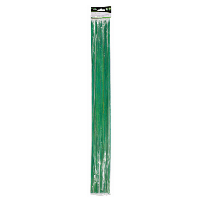 Green Blade 15pc 75cm Green Plant Sticks - PLANT TIES BAMBOO CANES STRING LABELS GARDEN PEGS - Beattys of Loughrea