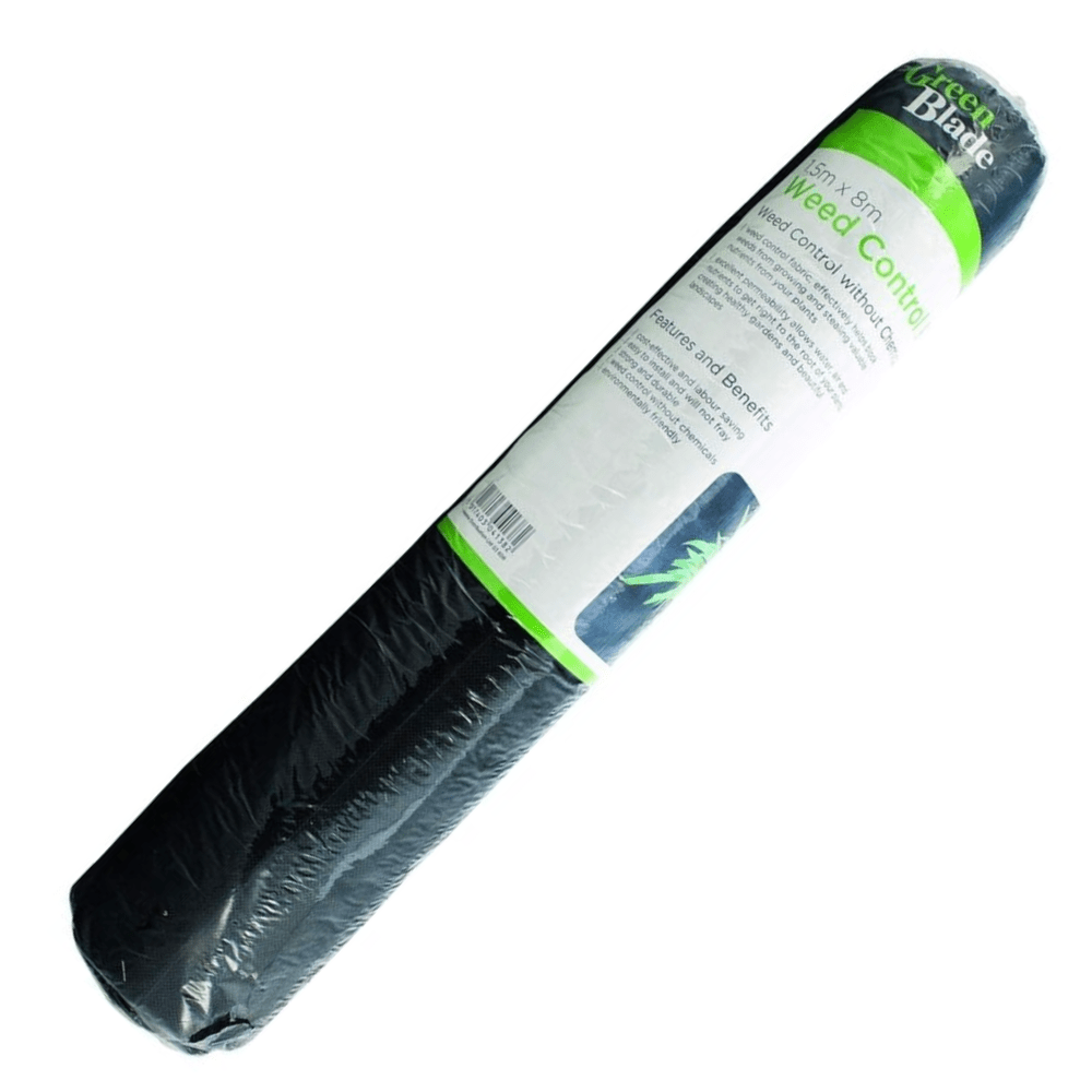 Green Blade Weed Control Fabric 1.5 x 8m - NETTING, MESH, WEED BLOCK - Beattys of Loughrea