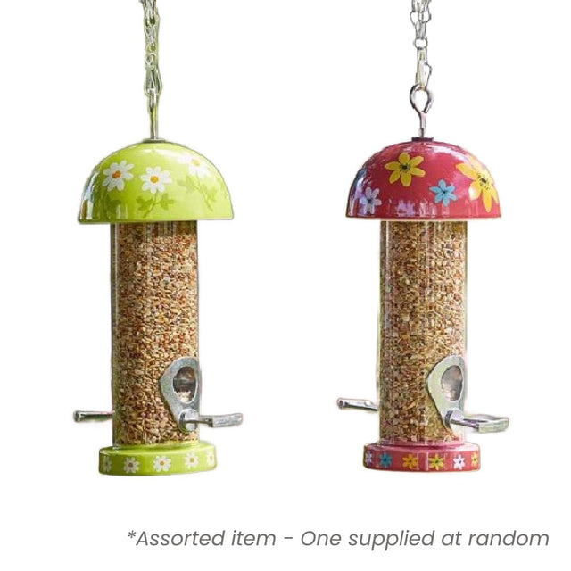 Flamboya Flowers Bird Seed Feeder Assorted - One Supplied* - BIRD HOUSE/ FEEDERS - Beattys of Loughrea