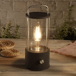 Nordic Lantern Rechargeable via USB 35cm - GARDEN ORNAMENTS INCL SOLAR - Beattys of Loughrea
