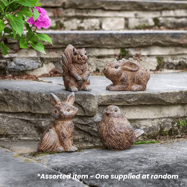 Woodland Creature Assorted - One Supplied* - GARDEN ORNAMENTS INCL SOLAR - Beattys of Loughrea
