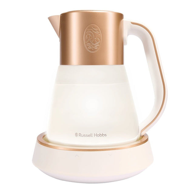 Russell Hobbs Calm 3000W Kettle - White and Copper | 27450 - KETTLES - Beattys of Loughrea