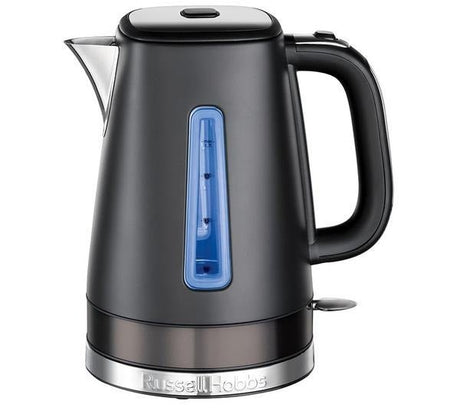 Russell Hobbs Luna Matte Black Quiet Boil Kettle | 26140 - KETTLES - Beattys of Loughrea