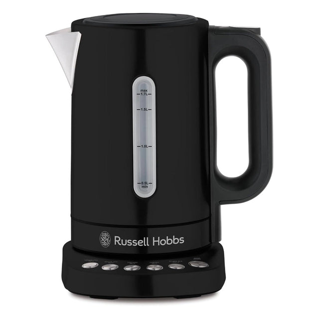 Russell Hobbs Addison Kettle 1.7 Litre – Black | 27730 - KETTLES - Beattys of Loughrea