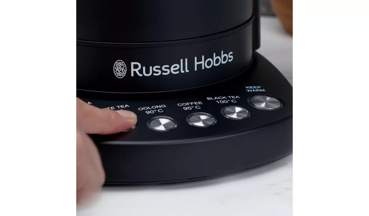 Russell Hobbs Addison Kettle 1.7 Litre – Black | 27730 - KETTLES - Beattys of Loughrea
