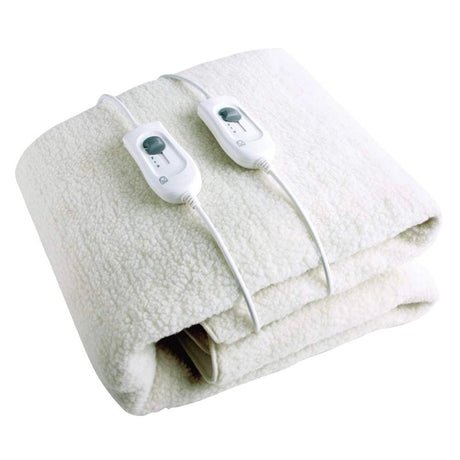 De Vielle King Size - Premium Fleece Electric Under Blanket Dual Controller | DEF055749 - ELEC BLANKET UNDER - Beattys of Loughrea