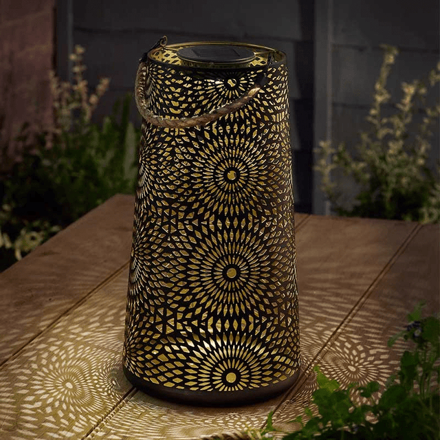Muscat Solar Lantern 29cm - GARDEN ORNAMENTS INCL SOLAR - Beattys of Loughrea