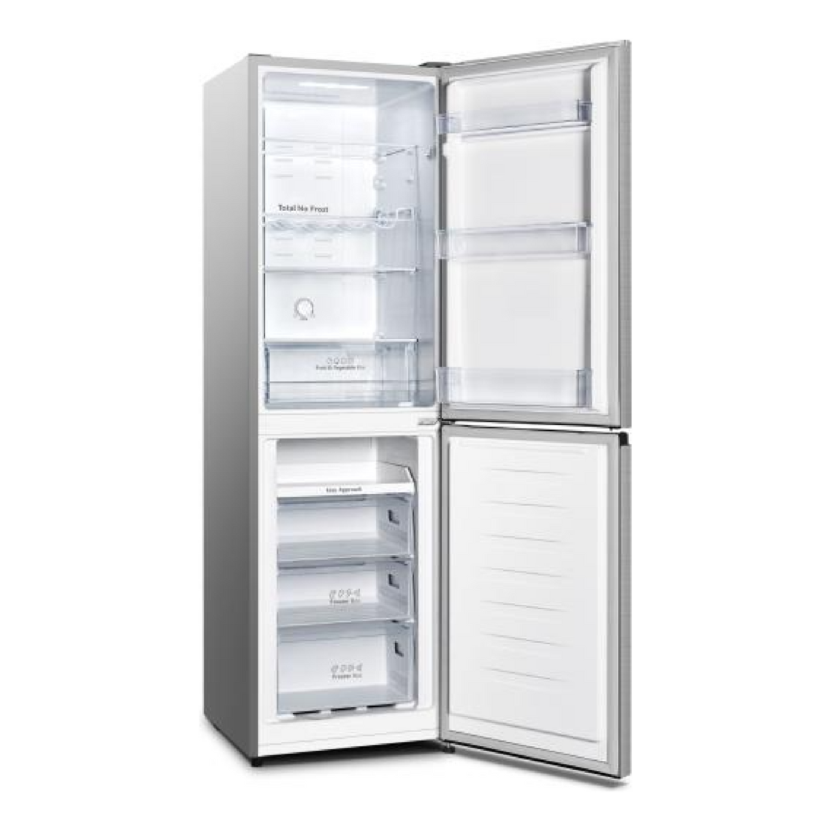 Hisense Freestanding Fridge Freezer | Stainless Steel - FR/FREEZER MED COMBI 0 - 299L - Beattys of Loughrea