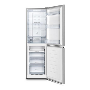 Hisense Freestanding Fridge Freezer | Stainless Steel - FR/FREEZER MED COMBI 0 - 299L - Beattys of Loughrea