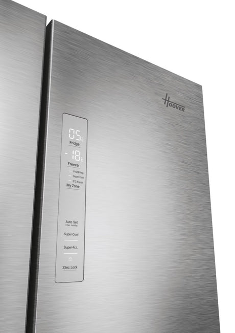 Hoover H - Fridge 700 Maxi French Door Fridge Freezer | 176cm (H) | Stainless Steel - FRIDGE OR FR/FREEZER LGE 300L+, USA - Beattys of Loughrea
