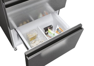 Hoover H - Fridge 700 Maxi French Door Fridge Freezer | 176cm (H) | Stainless Steel - FRIDGE OR FR/FREEZER LGE 300L+, USA - Beattys of Loughrea