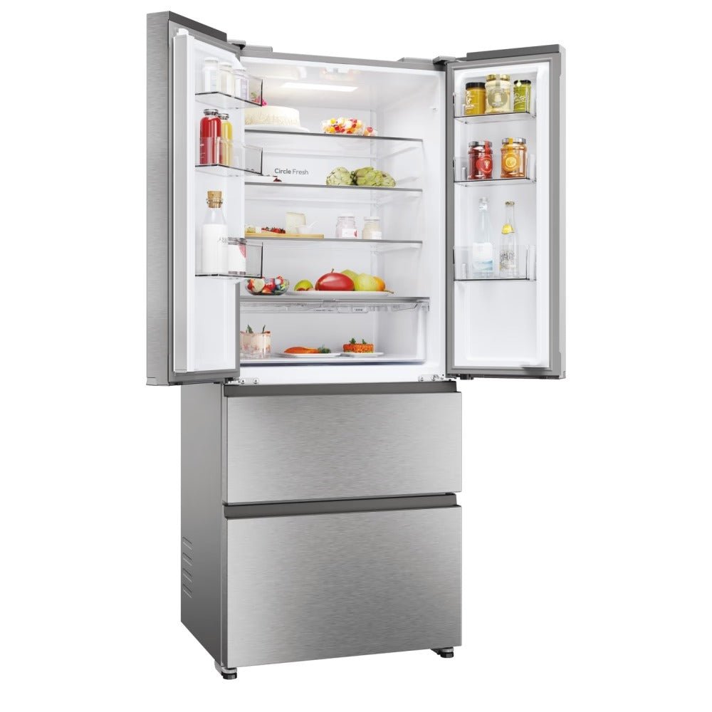 Hoover H - Fridge 700 Maxi French Door Fridge Freezer | 176cm (H) | Stainless Steel - FRIDGE OR FR/FREEZER LGE 300L+, USA - Beattys of Loughrea