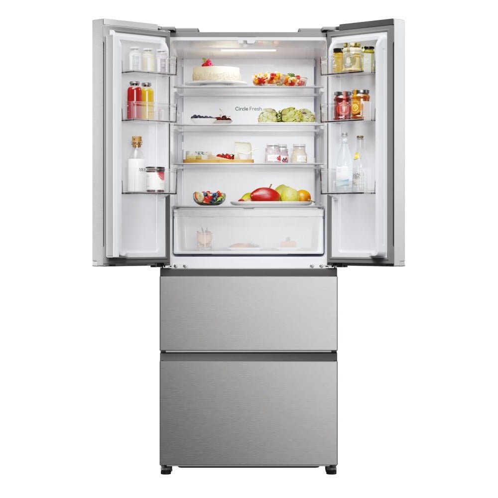Hoover H - Fridge 700 Maxi French Door Fridge Freezer | 176cm (H) | Stainless Steel - FRIDGE OR FR/FREEZER LGE 300L+, USA - Beattys of Loughrea