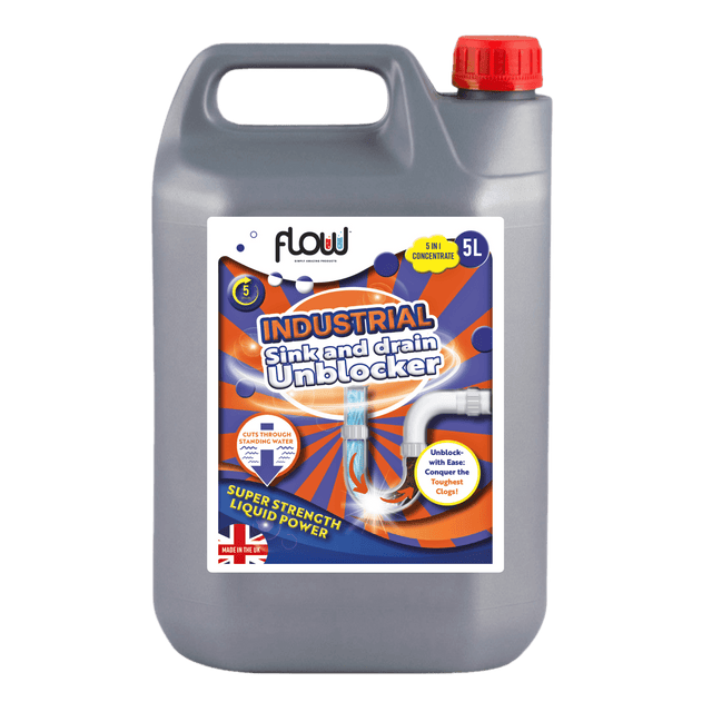 Flow Sink and Drain Unblocker 5 Litres - CLEANING - LIQUID/POWDER CLEANER (1) - Beattys of Loughrea