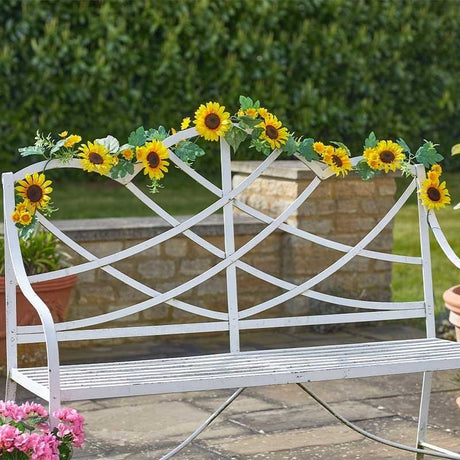 180cm Sunflower Garland - GARDEN ORNAMENTS INCL SOLAR - Beattys of Loughrea