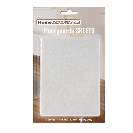 Home Essentials Feltguard Sheet 114x152mm (Card of 2) - CASTOR CUPS/ FERRULE - Beattys of Loughrea