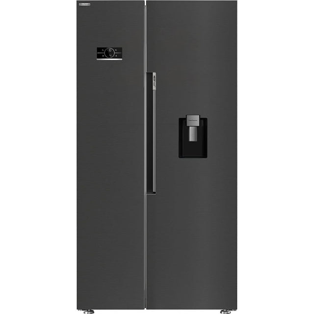 Beko American Style Fridge Freezer with HarvestFresh™ Black | ASD2442VPZ - FRIDGE OR FR/FREEZER LGE 300L+, USA - Beattys of Loughrea