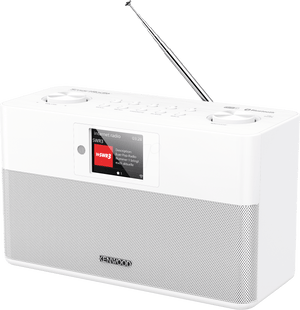 Kenwood CRST100S FM DAB Internet Bluetooth Radio White - AM/FM RADIO - Beattys of Loughrea