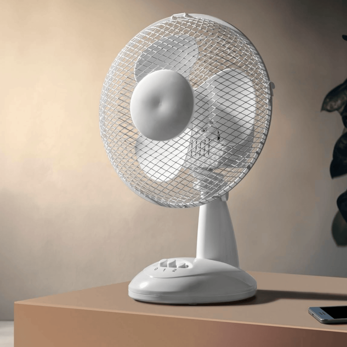 DID 2 Speed Oscillating 9" Desk Fan - FANS - Beattys of Loughrea