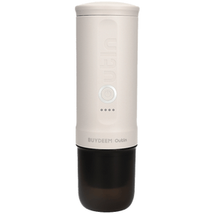 Outin X Buydeem Nano Portable Espresso Coffee Machine Oat White - Beattys of Loughrea | www.beattys.ie