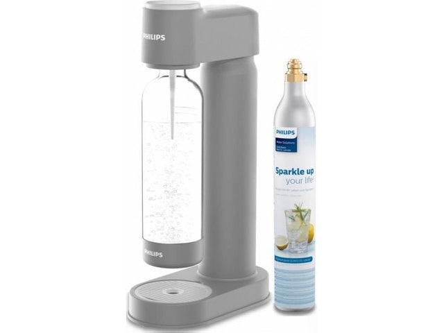 Philips GoZero Soda Maker - Grey | ADD4901GR/10 - WATER CARBONATORS, SODA STREAM - Beattys of Loughrea