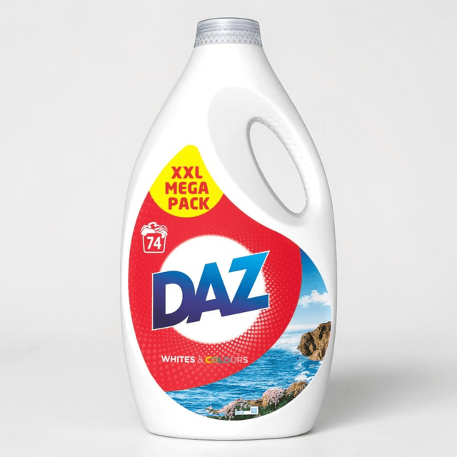 Daz Universal Whites & Colours Liquid Detergent 2.442L – 74 Washes - CLEANING - LIQUID/POWDER CLEANER (1) - Beattys of Loughrea