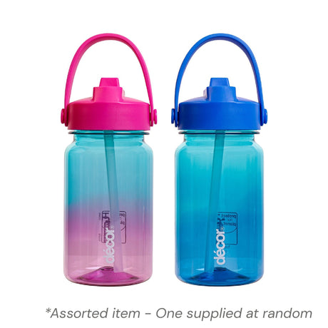 Decor 414ml Flip and Carry Tritan Ombre Assorted - One Supplied* - PLASTICS - STORAGE LUNCH BOX BEAKER - Beattys of Loughrea