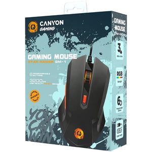 Canyon Star Raider GM-1 RGB Wired Gaming Mouse CND-SGM01RGB