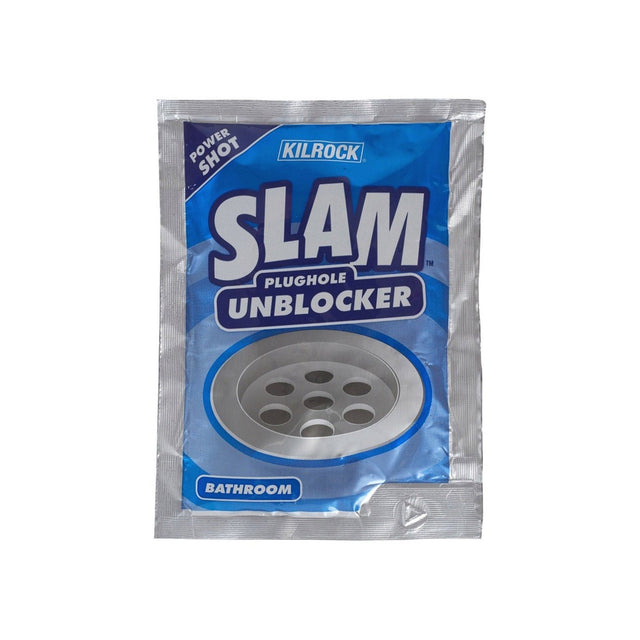 Slam Bathroom Plughole Unblocker 80g - SUGAR SOAP/MOULD KILLER - Beattys of Loughrea