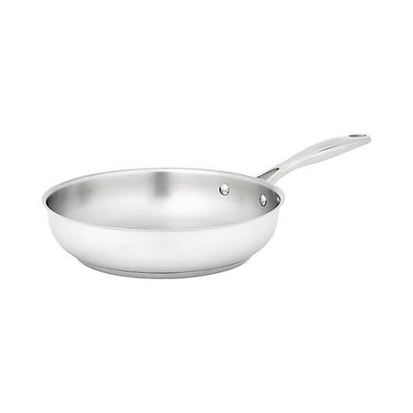 Stellar Profile 24cm Uncoated Stainless Steel Frying Pan - FRYPAN/WOK/SKILLET - Beattys of Loughrea