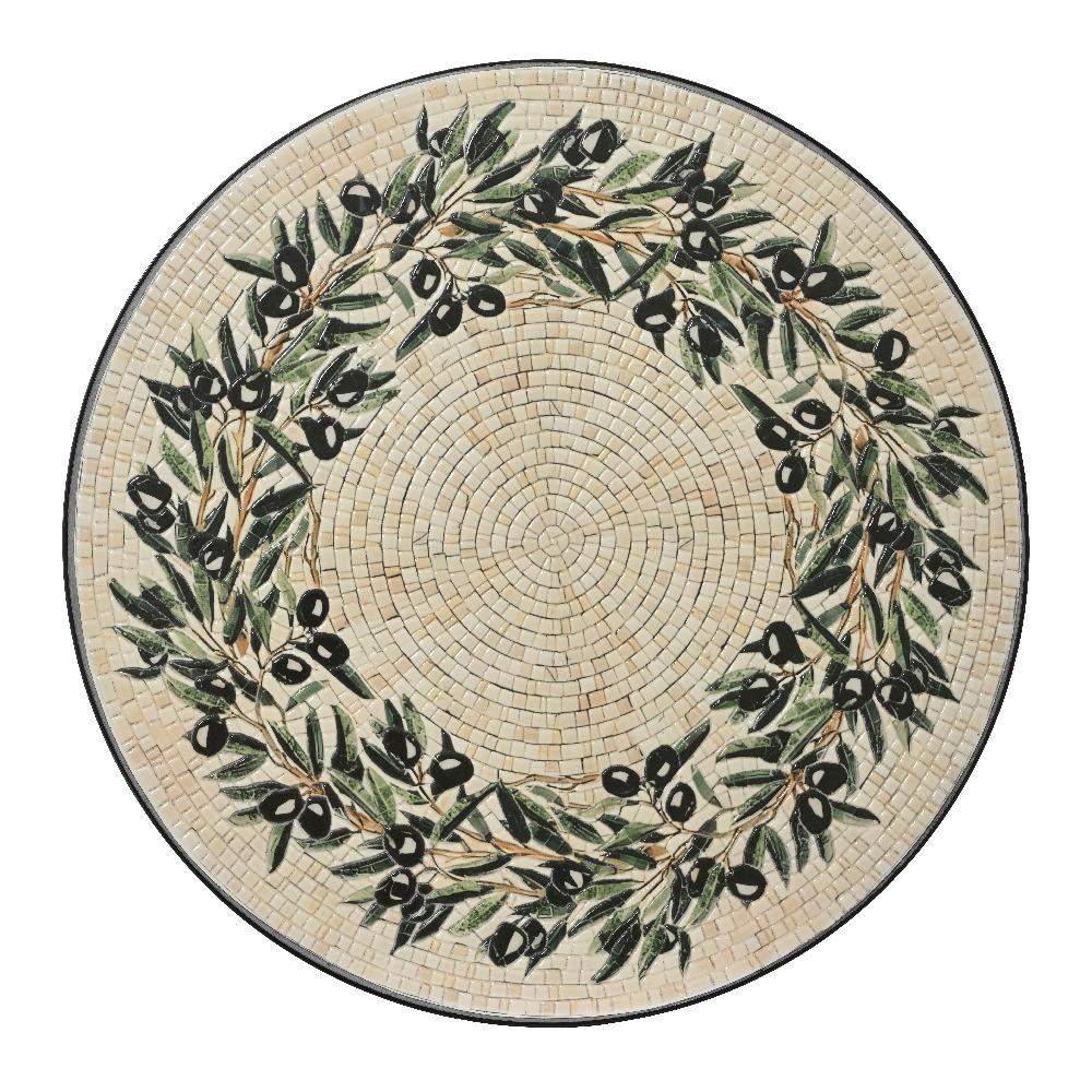 Santorini Olives Mosaic Bistro Set - BISTRO SET 2 PERSON - Beattys of Loughrea