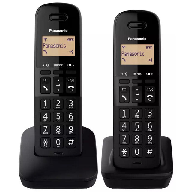 Panasonic KX-TGB612 Twin Cordless Phone with Nuisance Call Blocker – Black - CORDLESS PHONES - Beattys of Loughrea