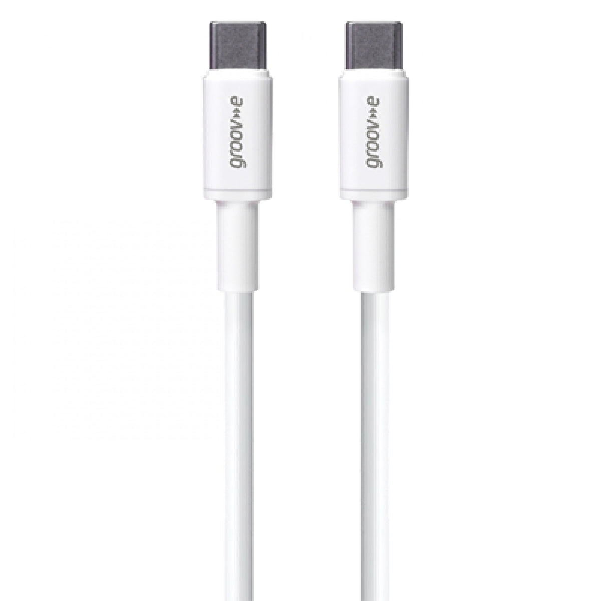 Groov-e USB-C to USB-C Charging Cable 2m - White