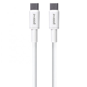 Groov-e USB-C to USB-C Charging Cable 2m - White