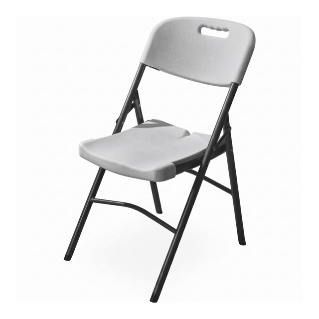 Euroactive Blow Moulded Folding Chair – White - SINGLE GARDEN BENCH/ CHAIR - Beattys of Loughrea