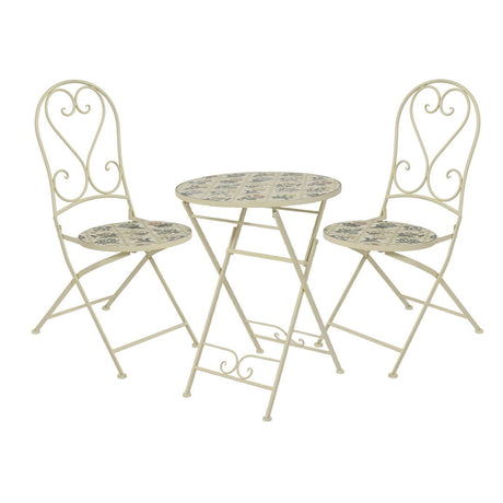 Kaemingk Coimbra Mosaic 2 Seat Bistro Set - BISTRO SET 2 PERSON - Beattys of Loughrea